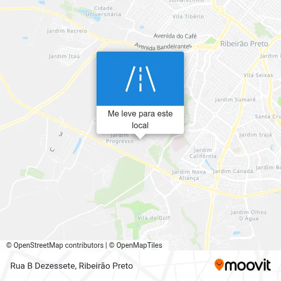 Rua B Dezessete mapa