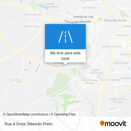 Rua A Doze mapa