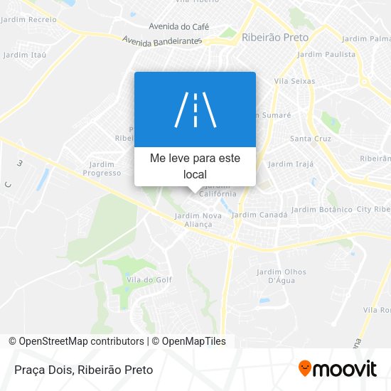Praça Dois mapa