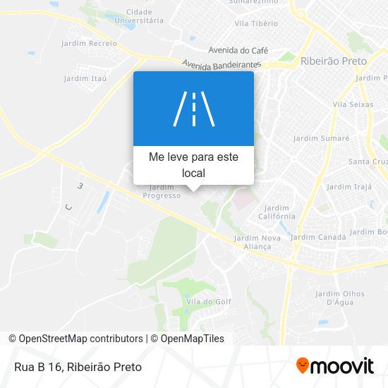 Rua B 16 mapa