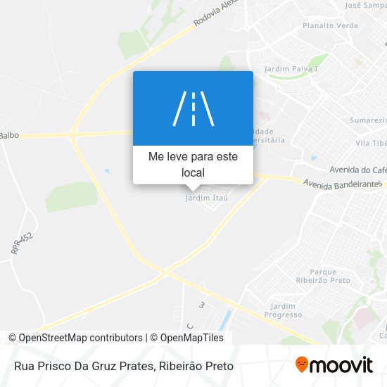Rua Prisco Da Gruz Prates mapa