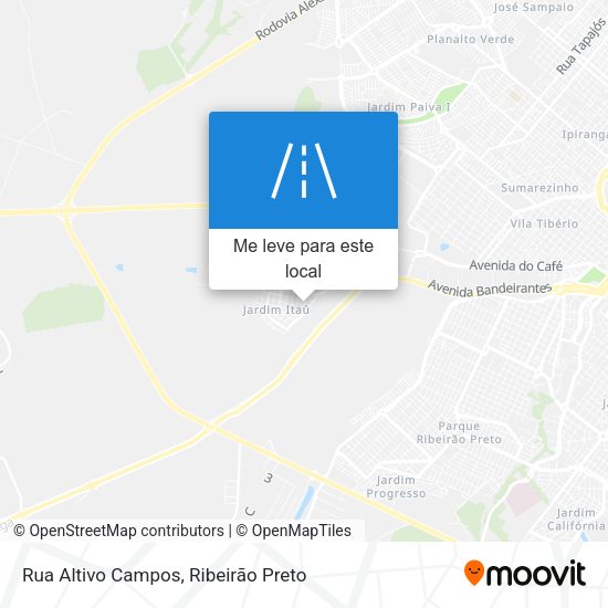 Rua Altivo Campos mapa