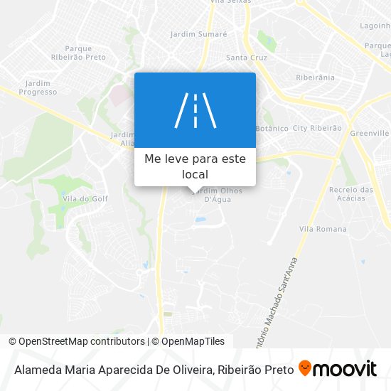 Alameda Maria Aparecida De Oliveira mapa