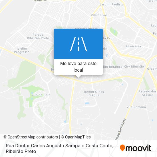 Rua Doutor Carlos Augusto Sampaio Costa Couto mapa