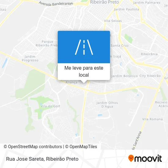Rua Jose Sareta mapa