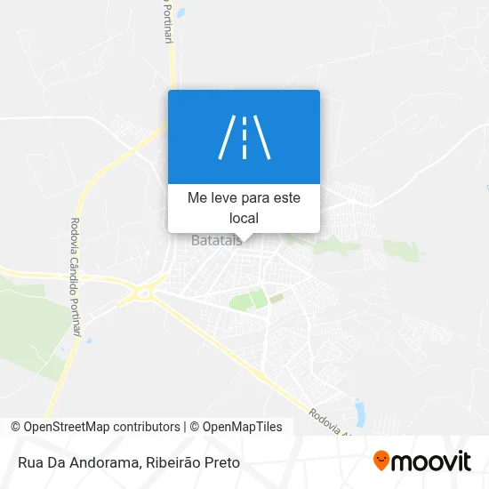 Rua Da Andorama mapa