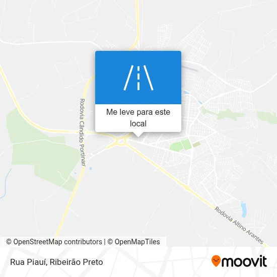 Rua Piauí mapa