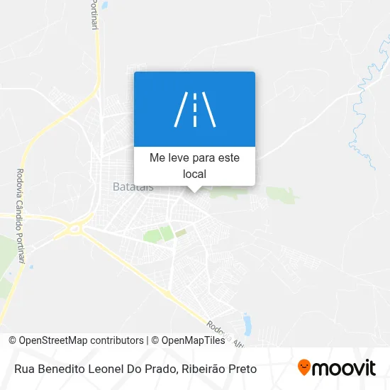 Rua Benedito Leonel Do Prado mapa