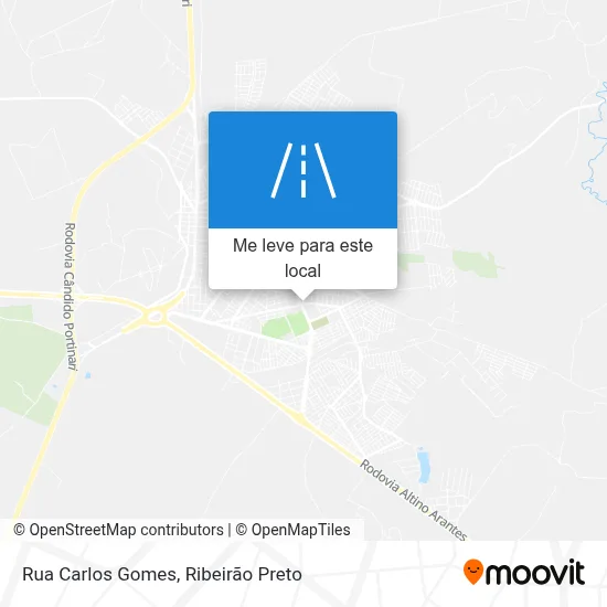 Rua Carlos Gomes mapa
