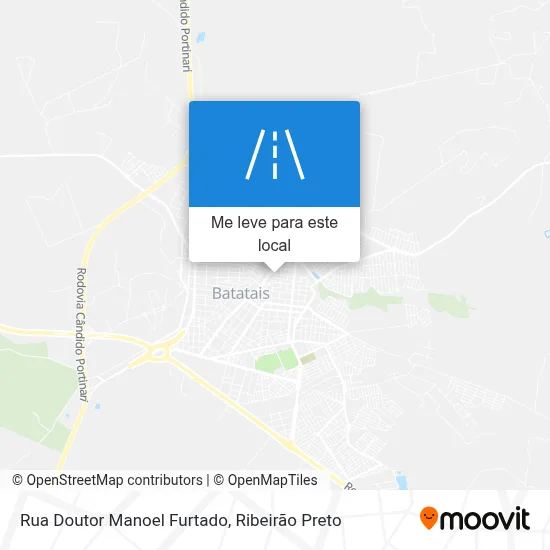 Rua Doutor Manoel Furtado mapa