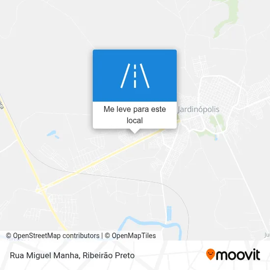 Rua Miguel Manha mapa