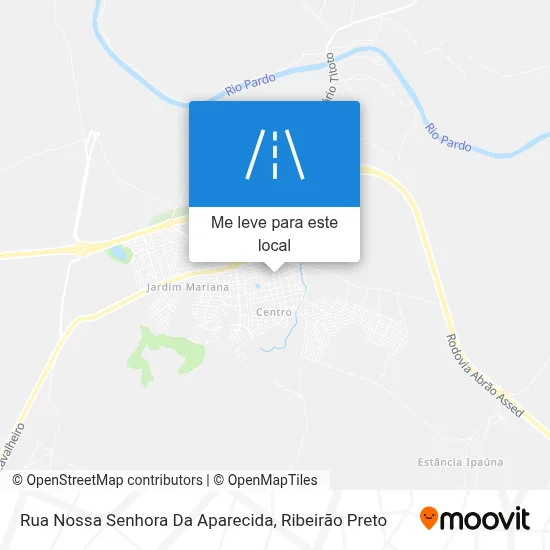 Rua Nossa Senhora Da Aparecida mapa