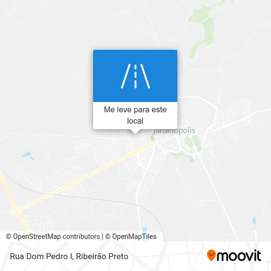 Rua Dom Pedro I mapa