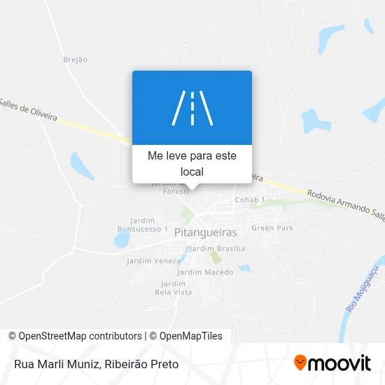 Rua Marli Muniz mapa