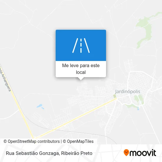 Rua Sebastião Gonzaga mapa