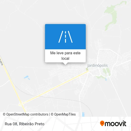 Rua 08 mapa