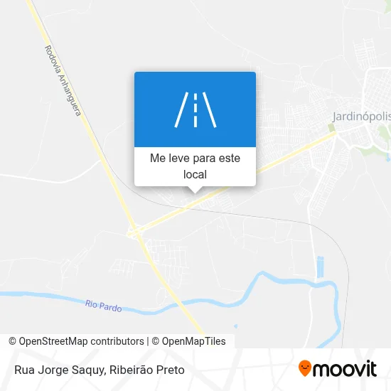 Rua Jorge Saquy mapa
