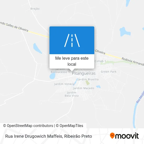 Rua Irene Drugowich Maffeis mapa