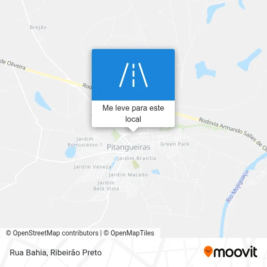 Rua Bahia mapa