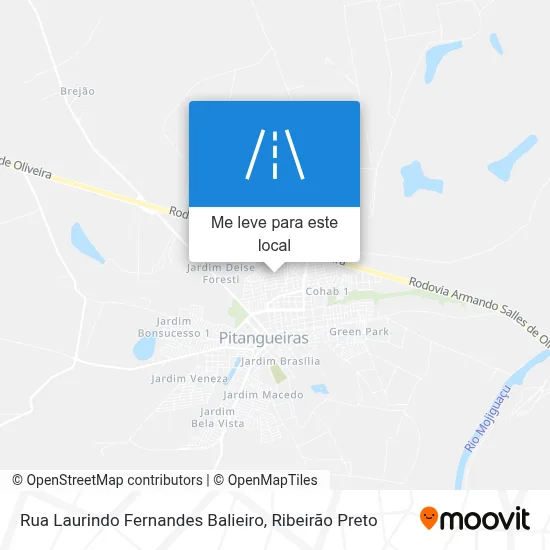 Rua Laurindo Fernandes Balieiro mapa