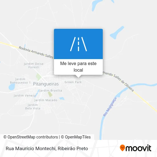 Rua Maurício Montechi mapa