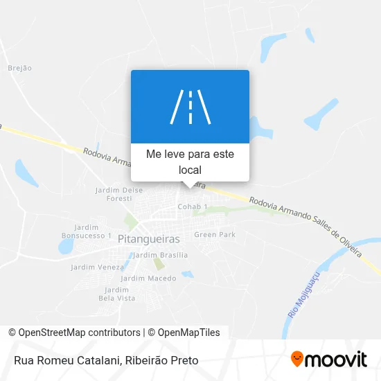 Rua Romeu Catalani mapa