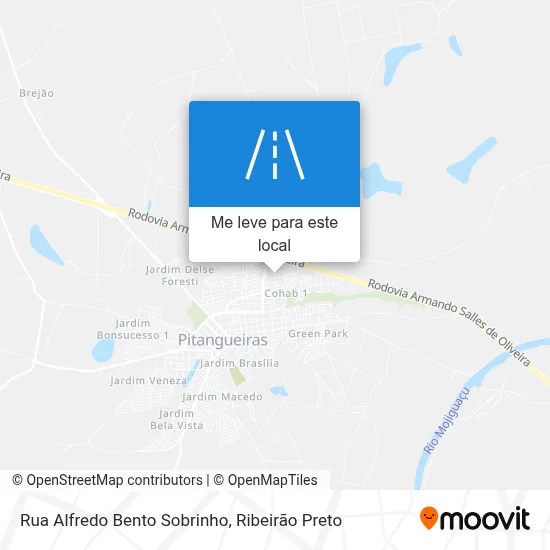 Rua Alfredo Bento Sobrinho mapa