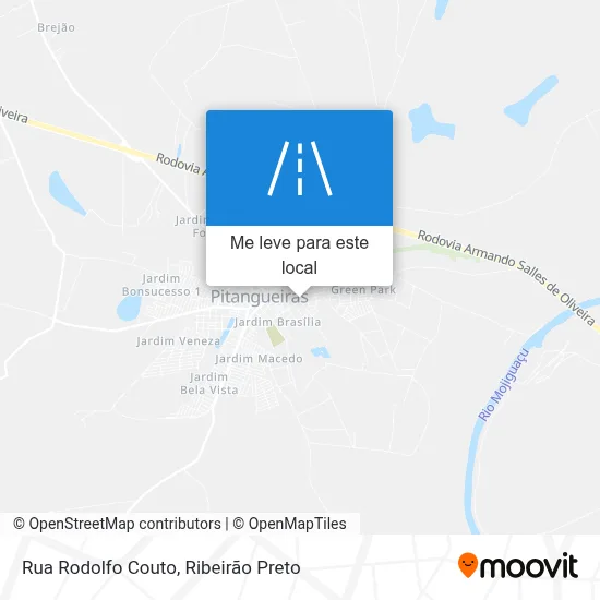 Rua Rodolfo Couto mapa