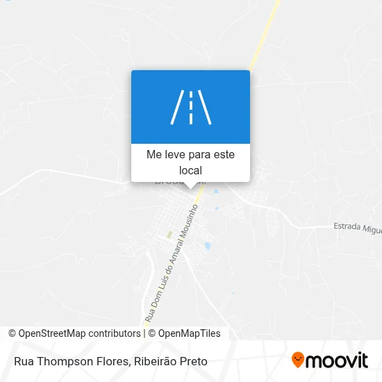 Rua Thompson Flores mapa