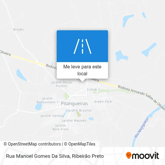 Rua Manoel Gomes Da Silva mapa