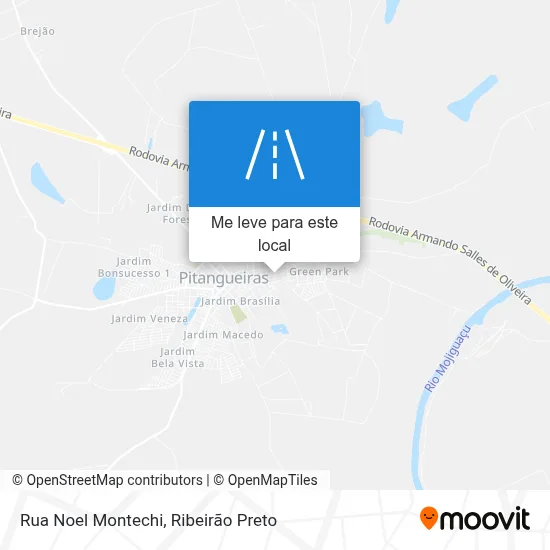 Rua Noel Montechi mapa