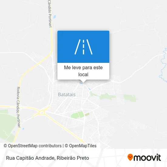 Rua Capitão Andrade mapa