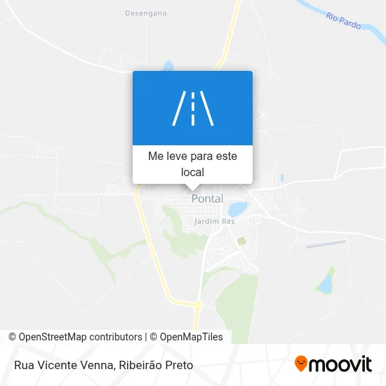 Rua Vicente Venna mapa
