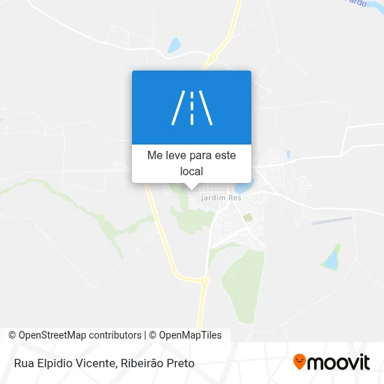 Rua Elpidio Vicente mapa