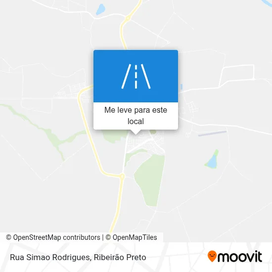 Rua Simao Rodrigues mapa
