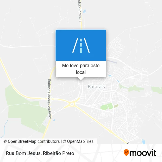 Rua Bom Jesus mapa