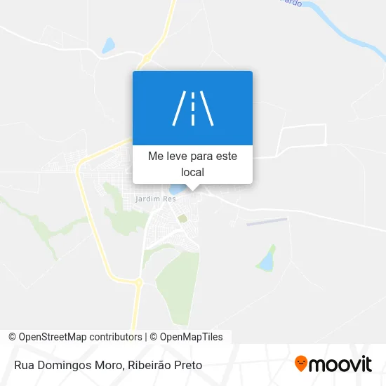 Rua Domingos Moro mapa