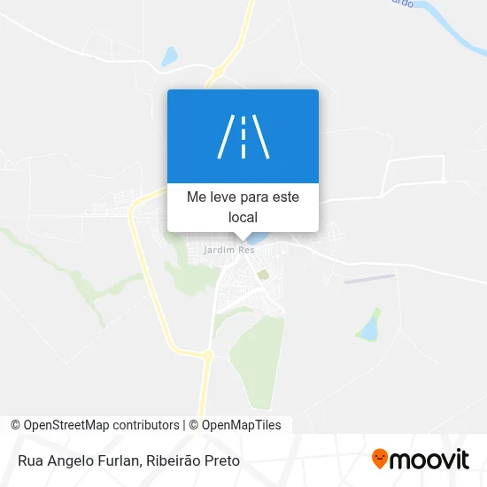 Rua Angelo Furlan mapa