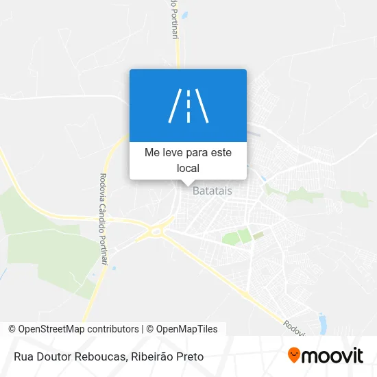 Rua Doutor Reboucas mapa