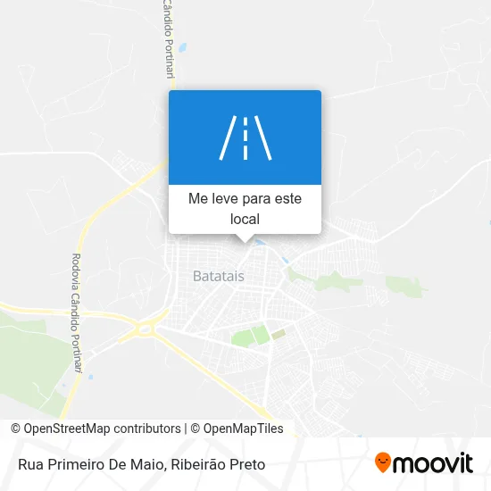 Rua Primeiro De Maio mapa