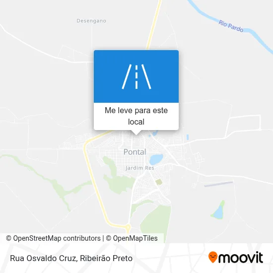 Rua Osvaldo Cruz mapa