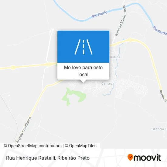 Rua Henrique Rastelli mapa