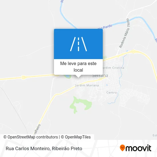 Rua Carlos Monteiro mapa