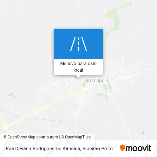 Rua Devanir Rodrigues De Almeida mapa