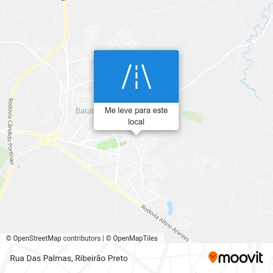 Rua Das Palmas mapa