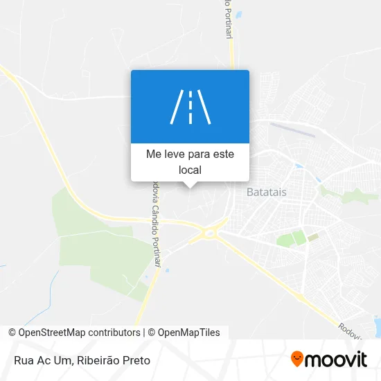 Rua Ac Um mapa