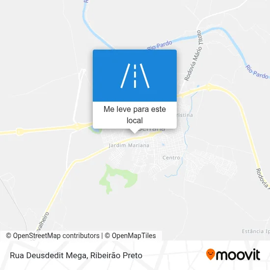 Rua Deusdedit Mega mapa