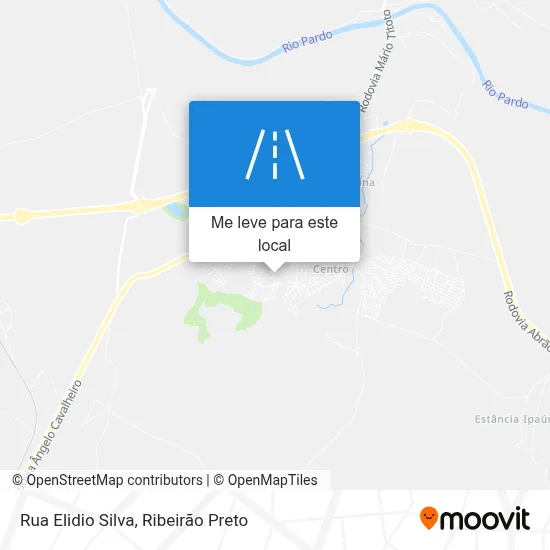 Rua Elidio Silva mapa