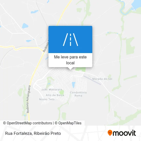 Rua Fortaleza mapa