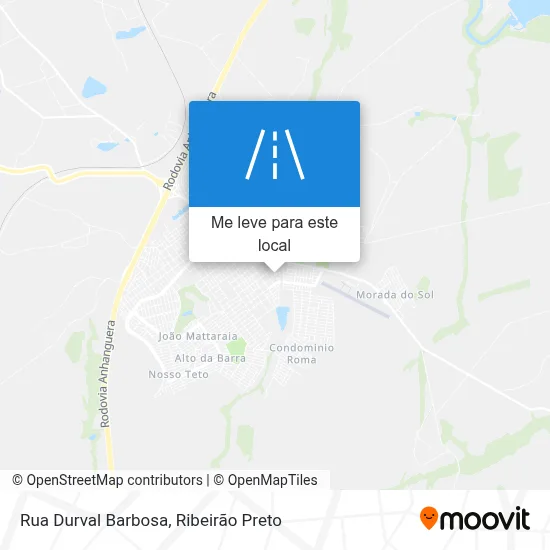 Rua Durval Barbosa mapa